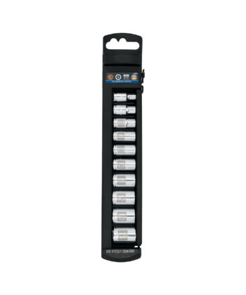 Juego de 10 dados cuadro 1/4" mm, Truper  14166