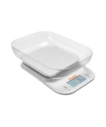 Báscula digital para cocina, con tazón, 5 kg, Truper 102421