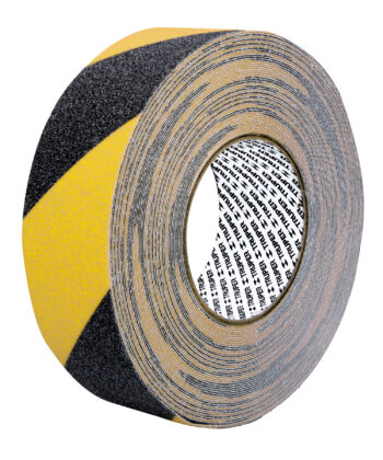 Rollo 18 m de cinta antiderrapante ama/negra 50mm c/abrasivo truper 101449