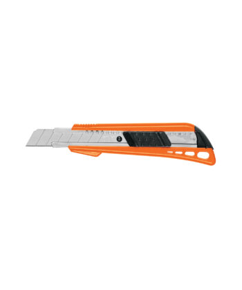 Cutter 18 mm reforzado de plástico con alma metálica, Truper 16974