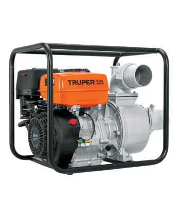 Motobomba autocebante 4"x4", gasolina 15HP, agrícola, TRUPER 102405